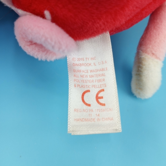 TY 2015 Ballerina Peppa Pig 8" Plush Toy Red Pink - Picture 11 of 12